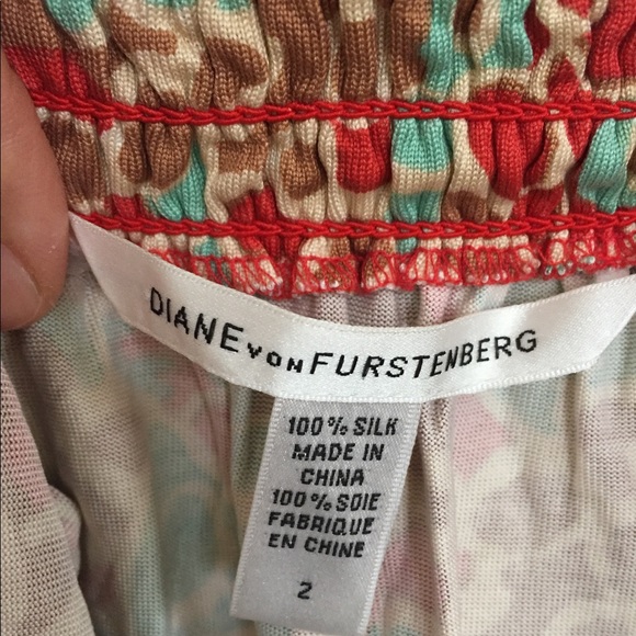 DVF Silk Jersey Cross Back Dress - Picture 5 of 5